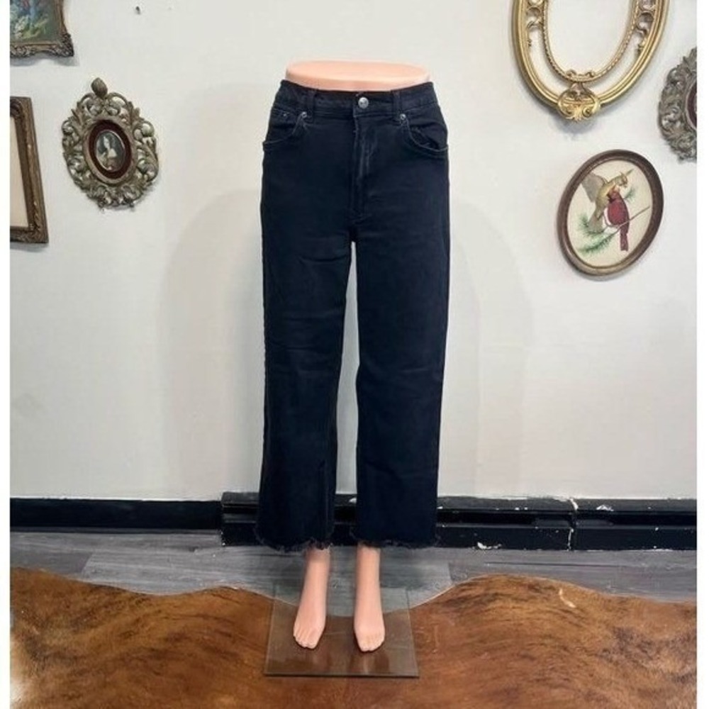 Reformation Jeans High-Rise Straight Leg in Wash Black - Size 29